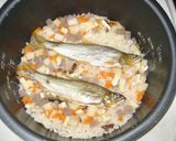 料理のための清酒を使用☆鮎の炊き込みご飯作り方3写真