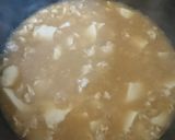 鶏ひき肉のくずし豆腐丼作り方4写真