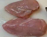 ＊巻かずに簡単な鶏ハム＊作り方1写真