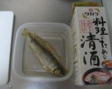 料理のための清酒を使用☆鮎の炊き込みご飯作り方1写真