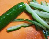 箸休めにきゅうりと大根とわかめのナムル☆作り方1写真