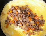 ミンチ肉たっぷりオムレツ　作り方5写真