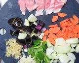 中華風焼うどん☆回鍋肉：ホイコーロー味作り方2写真