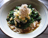 ほうれん草のおろしぶっかけそうめん作り方4写真