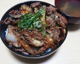 簡単男飯!ボリューム満点チーズ焼肉丼作り方8写真