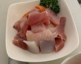 余った刺身で「かけマリネ」〜レモン風味〜作り方1写真