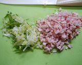 簡単！出汁卵焼き☆ハム葱作り方1写真