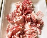 蓮根と青梗菜と豚バラ肉の中華炒め作り方1写真
