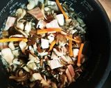 ベーコンと舞茸の炊き込み御飯作り方2写真