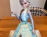 女の子大好き♡エルサのドレスケーキ♪作り方10写真
