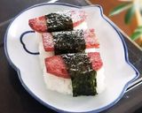 ハムステーキ塩昆布むすび作り方7写真