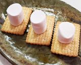 レンジで簡単！マシュマロサンド作り方1写真