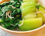 白だしで！チンゲン菜とじゃこのおひたし作り方4写真