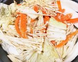 野菜たっぷり！ごま豆乳鍋作り方4写真