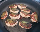 鶏ハンバーグ大葉包焼き作り方7写真