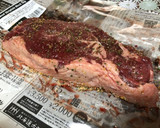 弱火で焼く！ジューシィ牛肉ステーキ♡作り方3写真