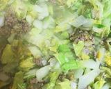 簡単　白菜とミンチの無水カレー作り方3写真