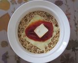 チーズボートをのせて♪イタリアンラーメン作り方3写真