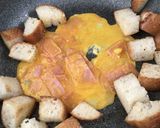 カルボナーラ風のパンマヨソテー作り方4写真
