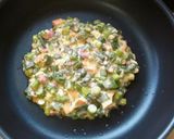 ネギと厚揚げのお好み焼き作り方6写真