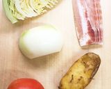フレッシュトマトのミネストローネ☆作り方1写真