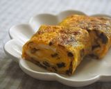 茎ワカメ佃煮入り♪卵焼き！作り方7写真