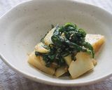 じゃが芋とニラの胡麻和え♪作り方4写真