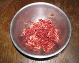牛肉と大葉のにんにくバターライス作り方1写真