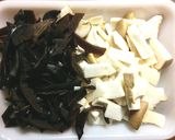エリンギと生きくらげの佃煮作り方2写真