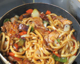 中華風焼うどん☆回鍋肉：ホイコーロー味作り方13写真