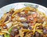 中華風焼うどん☆回鍋肉：ホイコーロー味作り方14写真