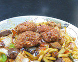 中華風焼うどん☆回鍋肉：ホイコーロー味作り方15写真