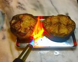 No2371まぐろ尾身ステーキ玉葱ソース作り方2写真