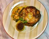 No2371まぐろ尾身ステーキ玉葱ソース作り方3写真