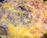 余り物で簡単☆牛肉と白菜の卵とじ作り方3写真