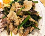 ほうれん草と豚肉のオイスターソース炒め作り方5写真