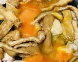 あまからつゆの鶏の親子きつね丼作り方2写真
