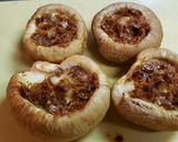 シイタケのおかかチーズ焼き作り方3写真