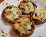 シイタケのおかかチーズ焼き作り方5写真