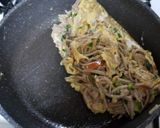 残った蕎麦リメイク☆卵焼き☆お弁当にも作り方4写真