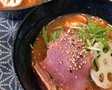 サッポロ一番ごま味でトマトラーメン作り方6写真