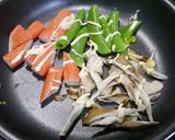 簡単！舞茸エンドウのカレーバタマヨソテー作り方2写真