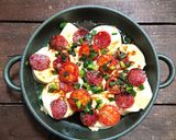 トースター焼きサラミ豆腐トマトダイエット作り方4写真