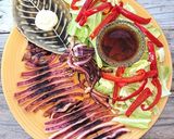 イカの一夜干しとキャベツポン酢（居酒屋風作り方5写真