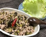 豚ひき肉と高菜炒めのレタス包☆作り方6写真