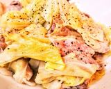 簡単！美味しい♥️豚とキャベツの重ね蒸し作り方3写真