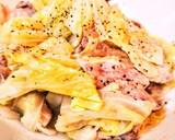 簡単！美味しい♥️豚とキャベツの重ね蒸し作り方3写真