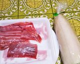 めんつゆで簡単★マグロのアラのみぞれ煮作り方1写真