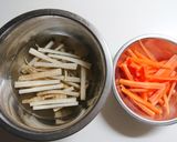 ごぼうとにんじんのカリカリ揚げ作り方1写真