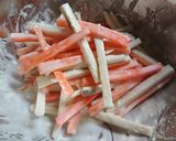 ごぼうとにんじんのカリカリ揚げ作り方2写真